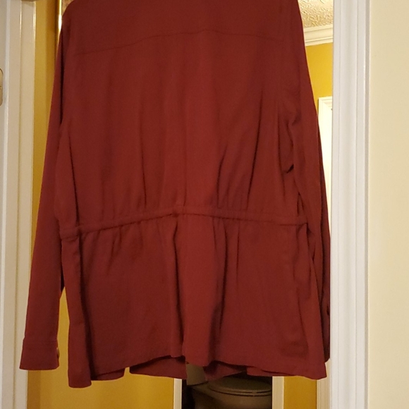 Like new Burgundy Blazer - Picture 3 of 3